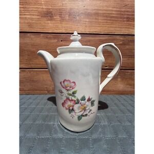 Vintage House of Webster Old English Wild Rose Teapot